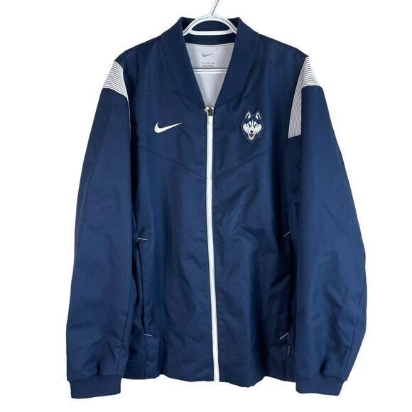 NEW Nike UCONN Huskies‎ On Field Official Team Issued Full Zip Jacket Mens 2XL - Picture 1 of 7